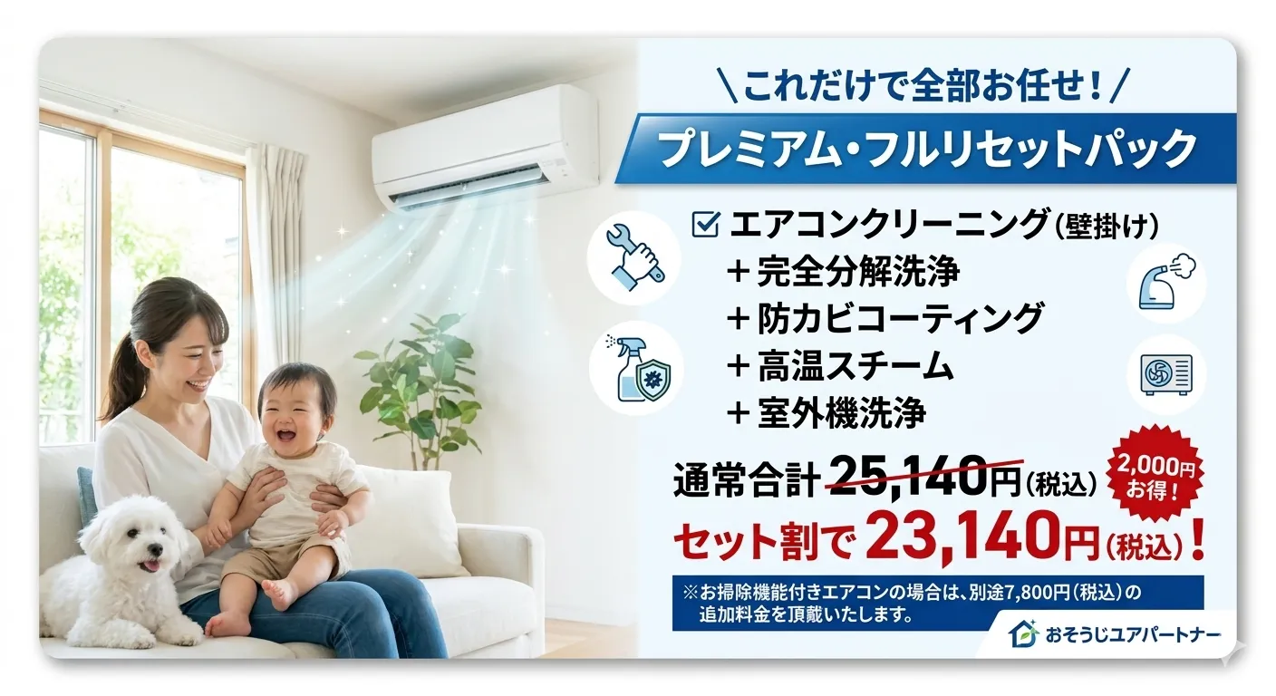 プレミアムフルリセットパック 2,000円割引