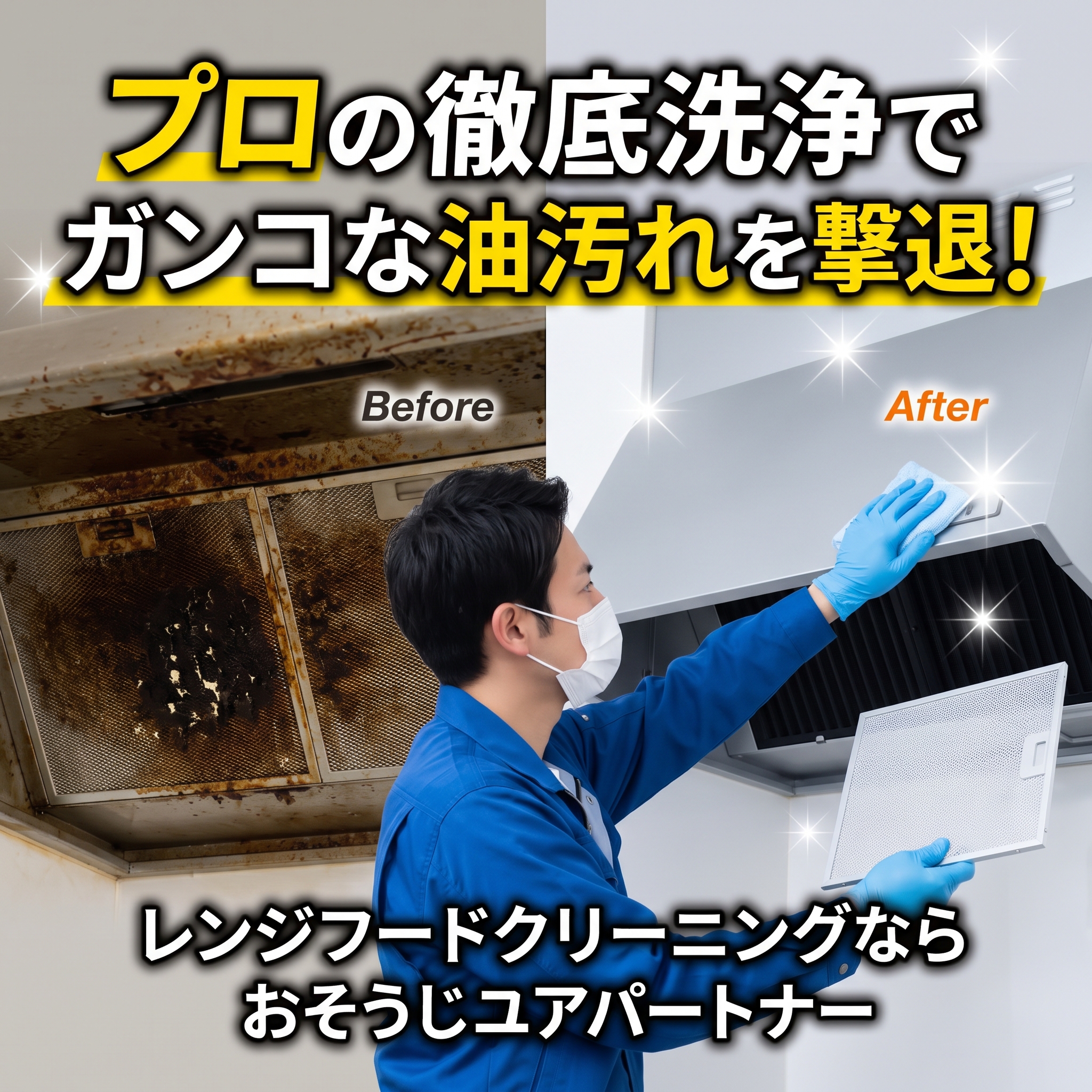 レンジフード（換気扇）クリーニング